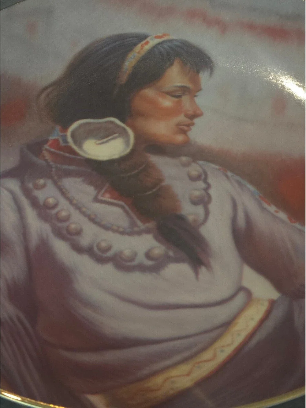 Minnehaha Limited Edition Collector's Plate by Gregory Perillo - The Princess